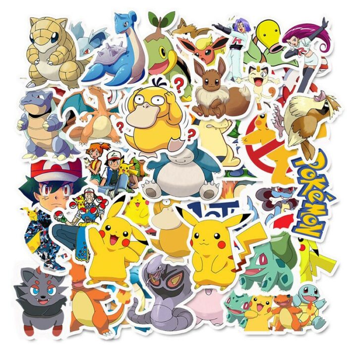 50 Stickers Pokémon • La Pokémon Boutique