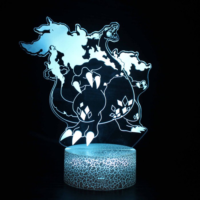Lampe Pokemon Dracaufeu Gigamax