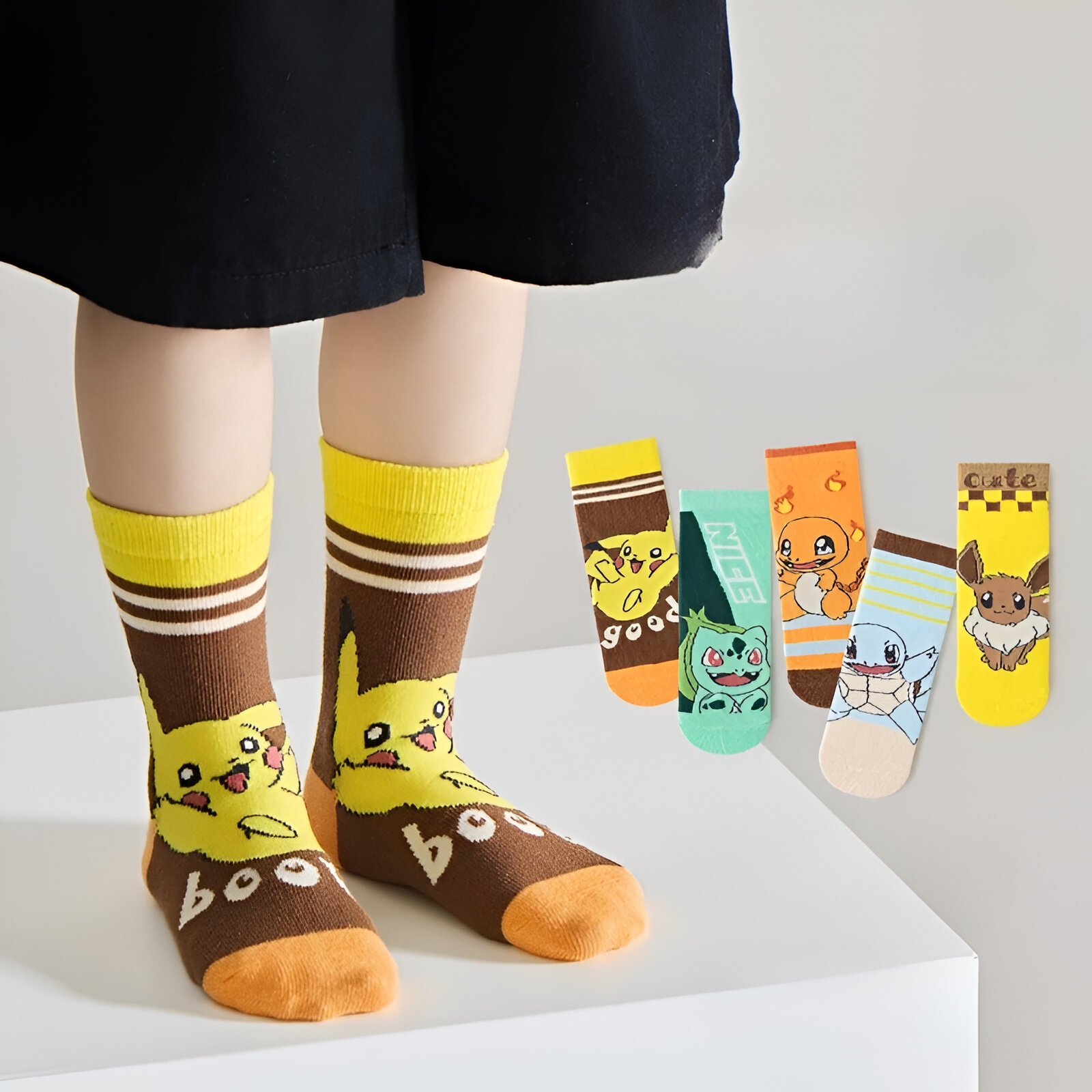 Set 5 Chaussettes Enfant Pokémon Starter 262